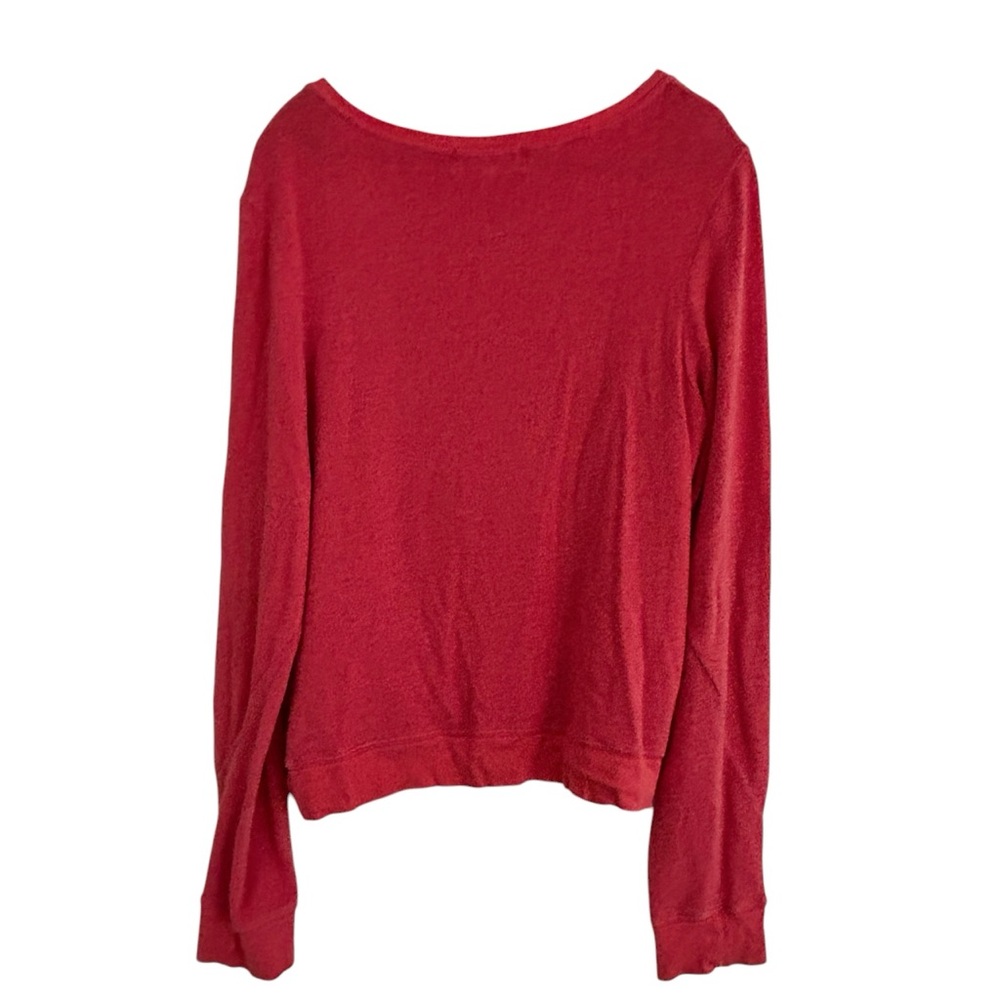 WILDFOX RARE Vintage Red Caveman Bones Baggy Beach Jumper Sweatshirt Medium - Picture 5 of 7